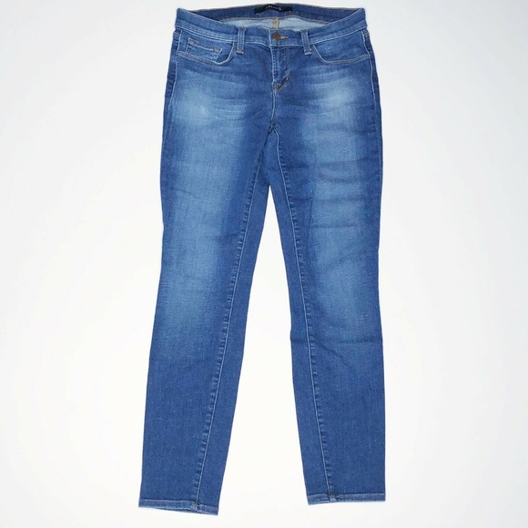 J Brand Jeans Skinny Crop Affinity Dark Wash (S56) - Picture 2 of 8